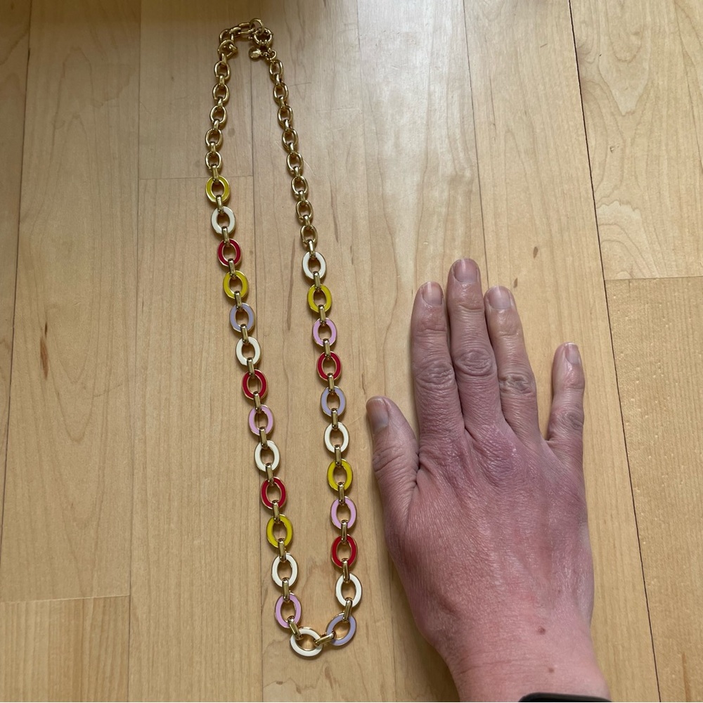 J Crew mid century modern style chain necklace - Picture 3 of 3